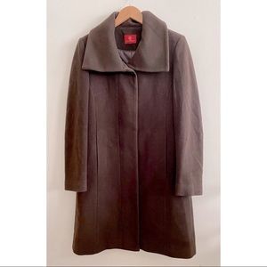 Cole Haan Women’s Winter Wool Coat Jacket Brown Large